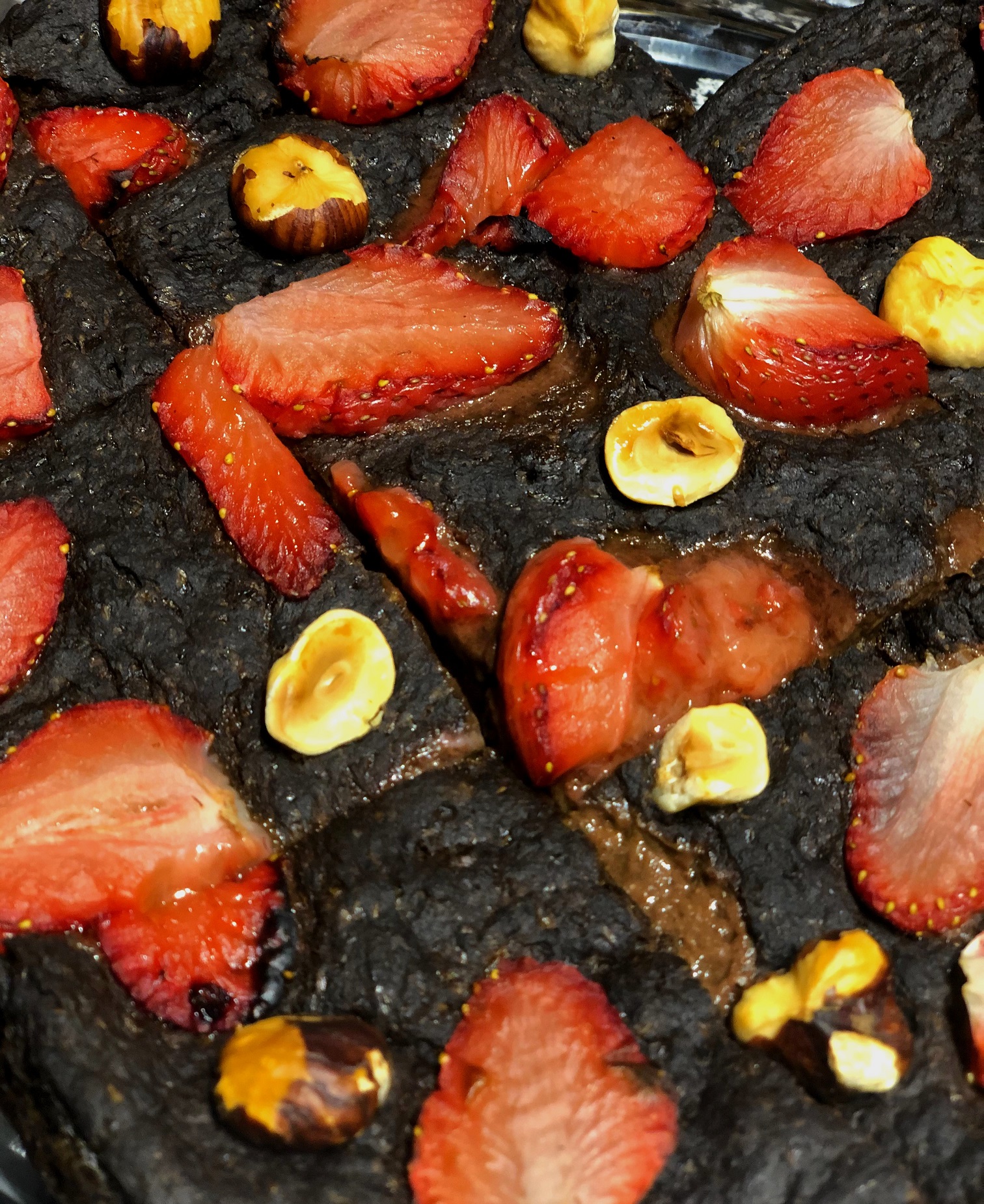 Pumpkin seed flour brownies