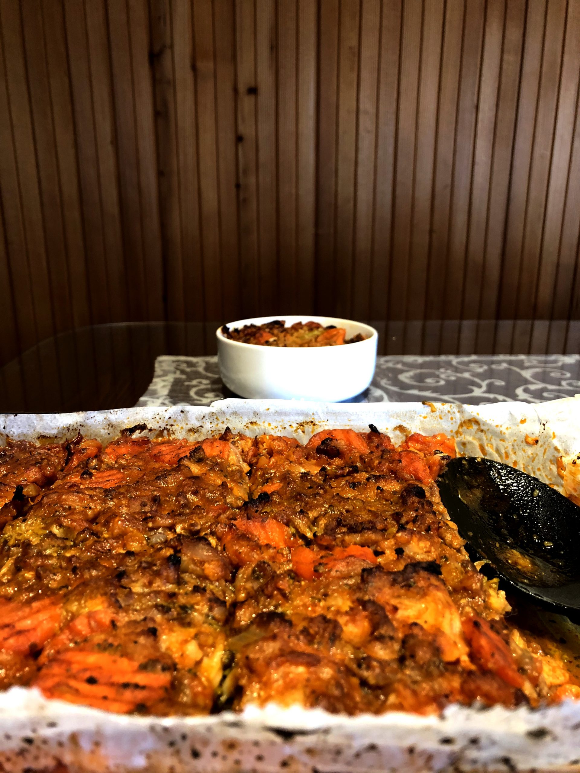 Zapečeno mleto meso s paradižnikovo omako