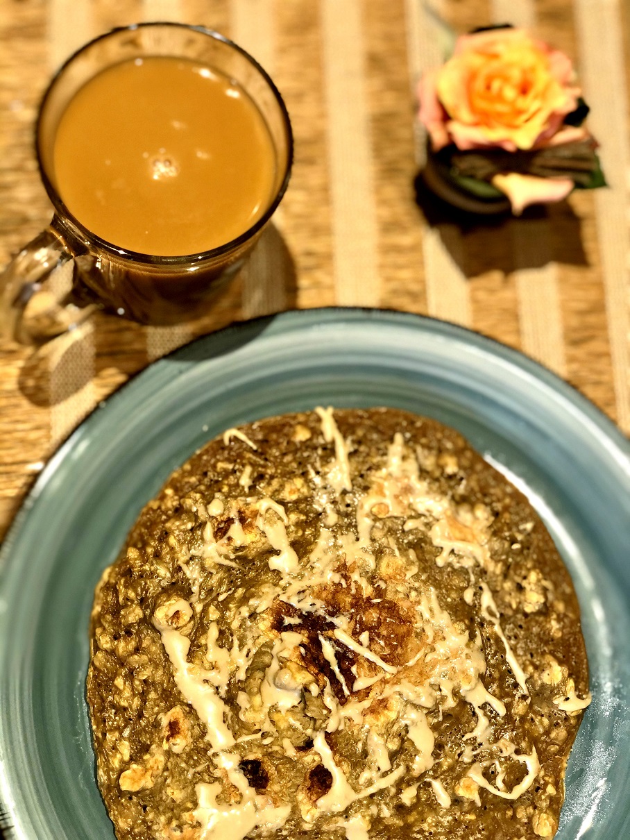 Palačinka s sončnimi semeni in tahinijem